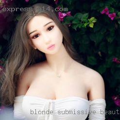 Blonde submissive beautiful female escort.